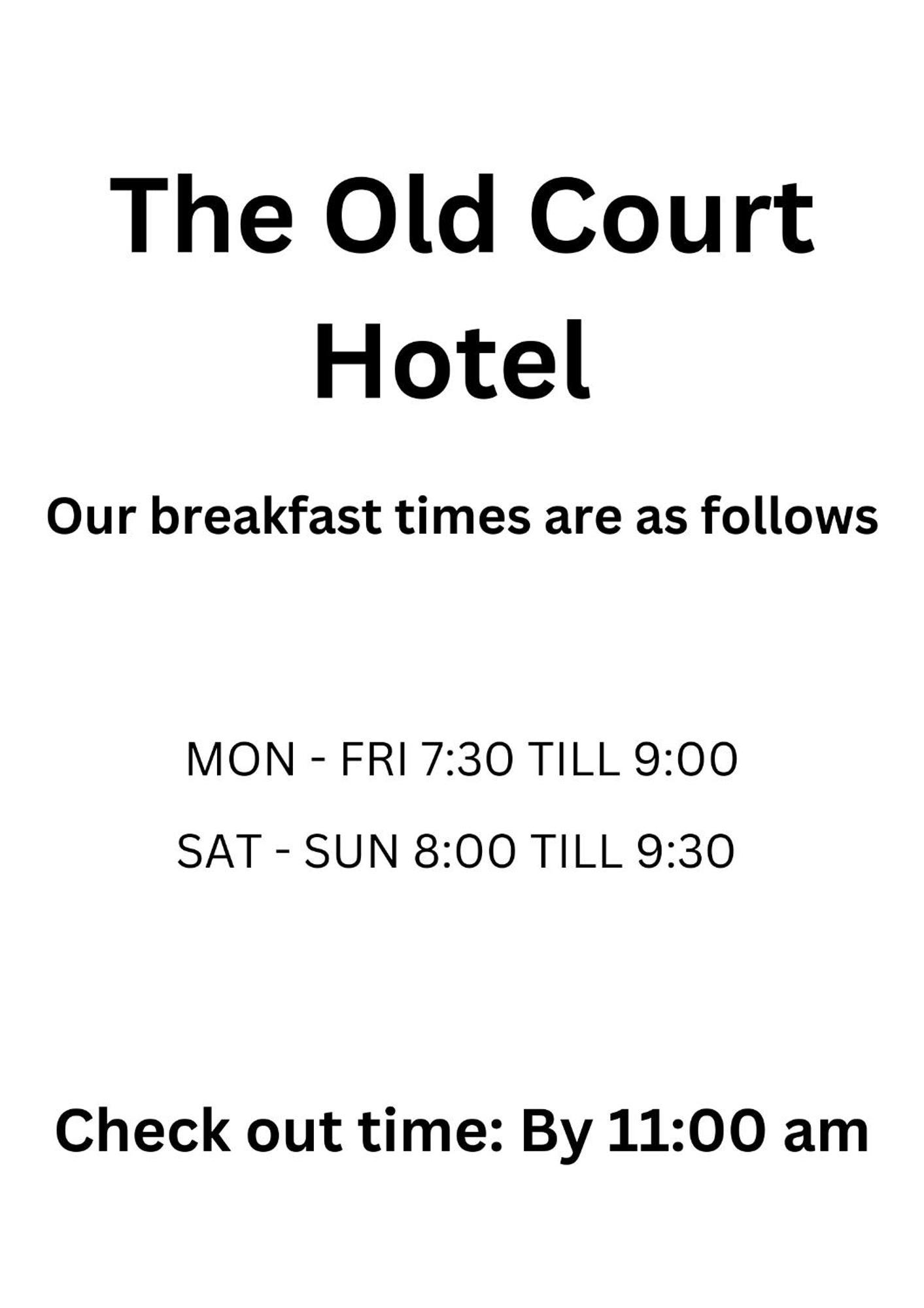 The Old Court Hotel Witney Ngoại thất bức ảnh